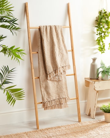 Woven Crosshatch Indoor/Outdoor Throw