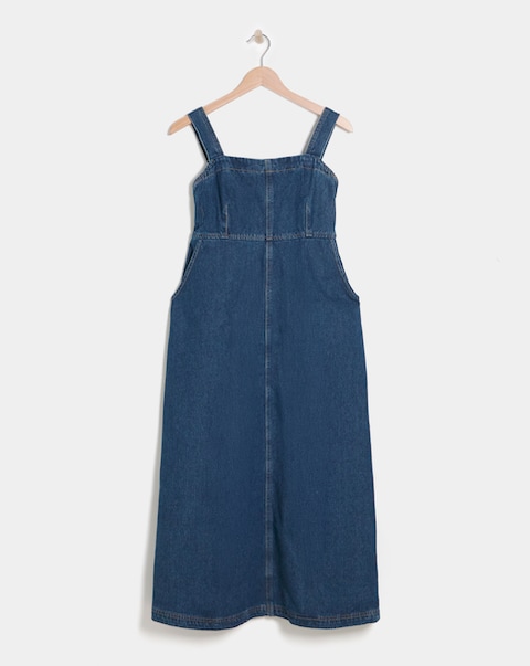 Blue Apron Midi Dress