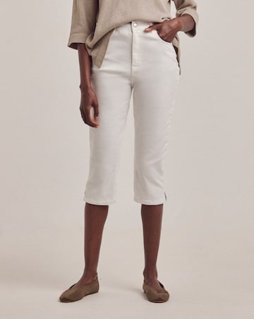Anthology White Capri Jeans