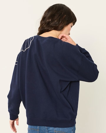 FatFace Emily Embroidered Top
