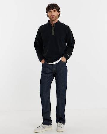 Levi's Redwood 1/2 Zip Fleece - Black