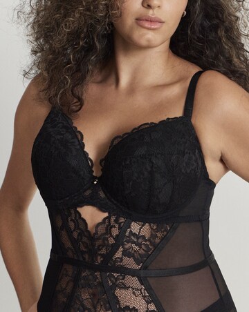Ann Summers Sexy Lace Planet Basque Black