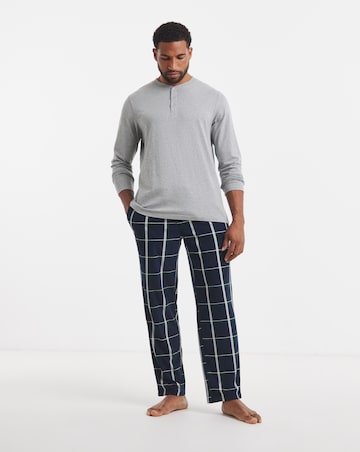 Grandad Check Fleece PJ Set