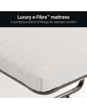 Jay-Be Luxe Velvet Footstool Bed with Comfort Mattress