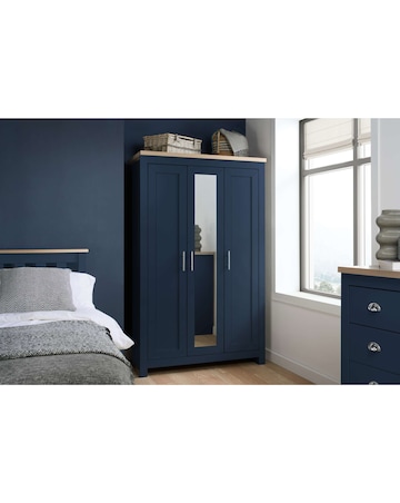 Highgate 3 Door Wardrobe With Mirror