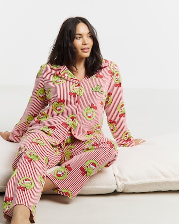 The Grinch License Striped Pyjama Set