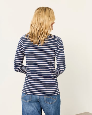 Fatface Breton Lurex Top