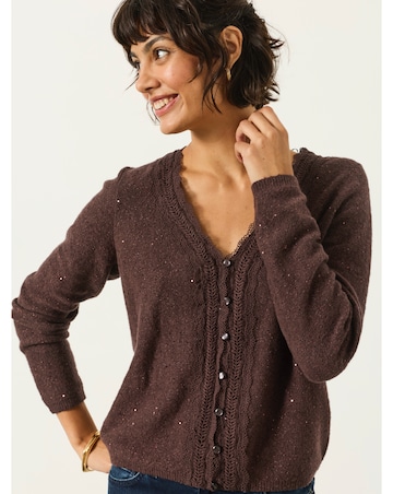 Fatface Skylar Lace Cardigan