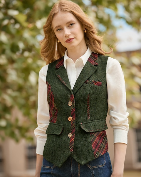 Joe Browns Ruby Mix And Match Waistcoat