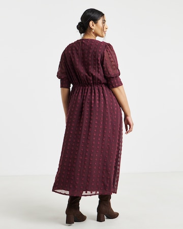 Simply Be Aubergine Smock Dress