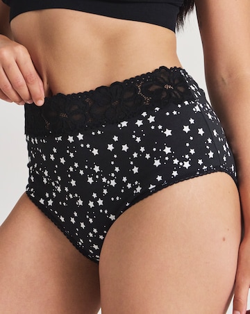 Pretty Secrets (4 Pack) Lace Top Full Fit Briefs
