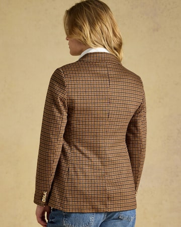 Joules Albury Check Jersey Blazer