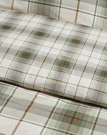 Catherine Lansfield Brushed Troon Check Duvet Cover Set