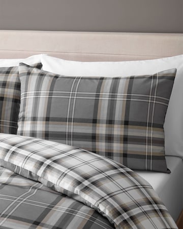 Catherine Lansfield Kelso Check Duvet Cover Set