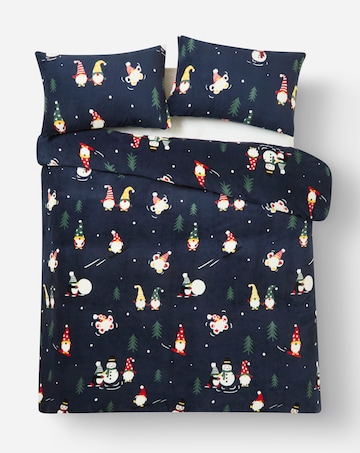 Festive Gonk Fleece Duvet Cover Set
