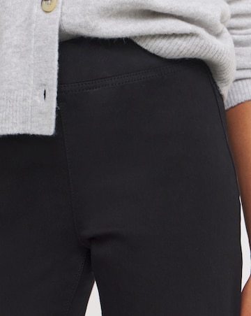 Black Stretch Wide Leg Weekender Jeggings