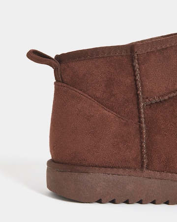 Renna Suede Low Cut Warm Lined Boots - Wide Fit (E)