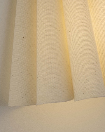 Viretta Pair of Pleated Rattan Rechargeable Wall Lights