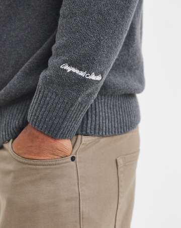 Jack & Jones Norrebro Crew Neck Knit - Dark Grey