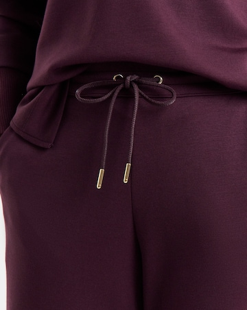 Plum Modal Wide Leg Jogger