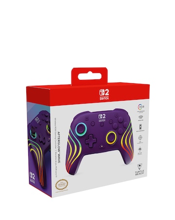 Turtle Beach Afterglow Wave Wireless RGB Gaming Controller for Nintendo Switch 2