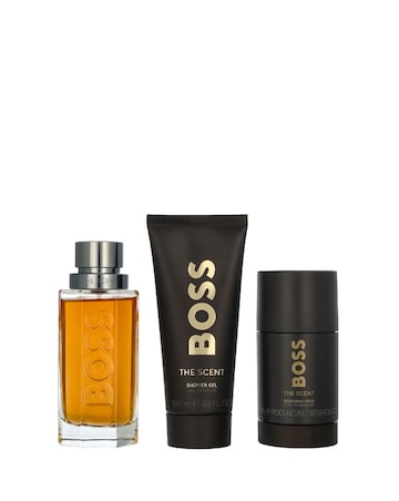 Hugo Boss The Scent Gift Set: EDT 100ml Shower Gel 100ml Deo Spray 150ml