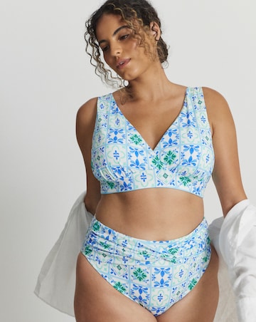 Tile Print Bikini Set