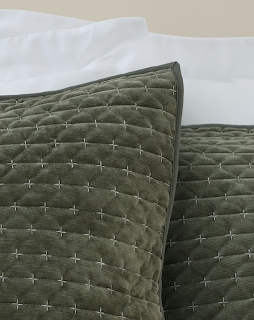 Bianca Attica Velvet Pillowsham Pair