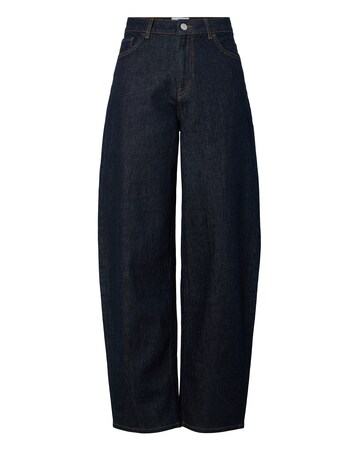 Pieces Grace Mid Waisted Barrel Jean 32 Leg