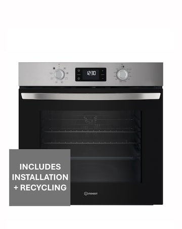 Indesit Turn&Go IO 253 XUK Built-In Electric Single Oven Stainless Steel Install