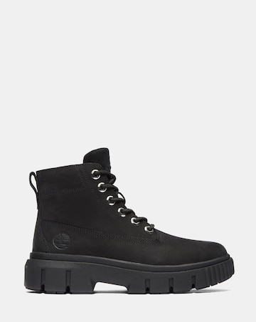 Timberland Black Greyfield Lace Up Boots - Standard Fit (D)
