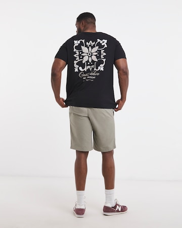 Jack & Jones Art Back Graphic T-Shirt - Black/White