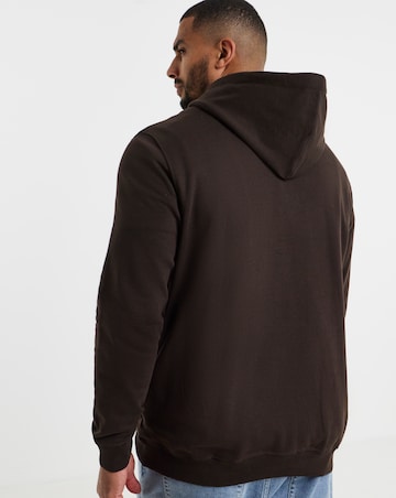 Jack & Jones Norrebro `Originals Studio` Embroidered Sweat Hoodie - Brown