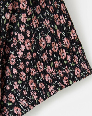 Mango Printed Dress with Draped Detail