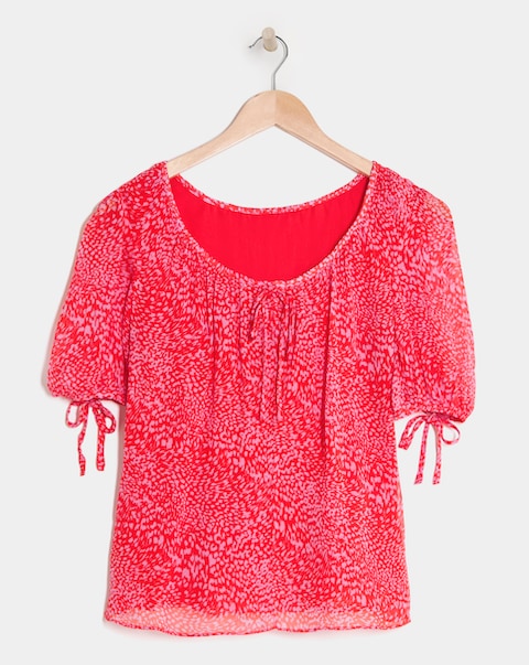 Whistles Diagonal Round Neck Top