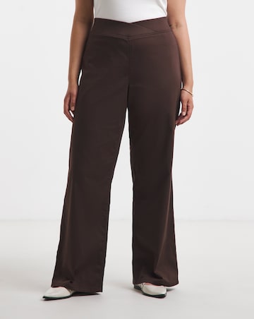 Chocolate Wide Leg Weekender Jeggings