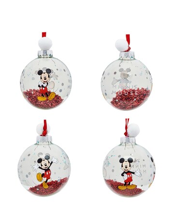 Disney Set of 7 Baubles - Mickey & Friends