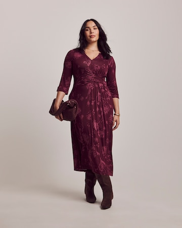 Julipa Petite Twist Front Midi Dress