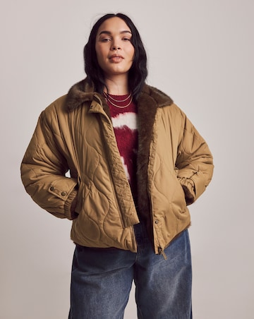 Julipa Reversible Fur Padded Coat
