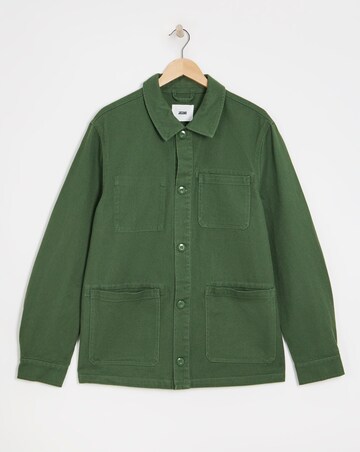 Green Washed Cotton Shacket