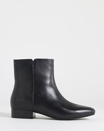 Candice Classic Leather Ankle Boots - Extra Wide Fit (EEE)