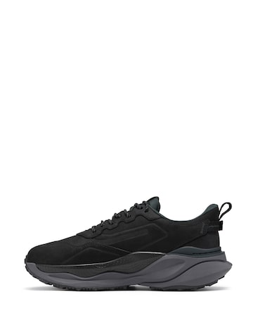 Clarks Pace Trail Lo Waterproof Trainer - Black