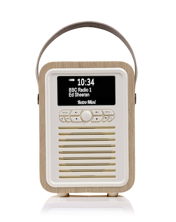 VQ Retro Mini DAB Radio - Oak