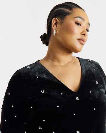 Joanna Hope Embellished Shift Dress