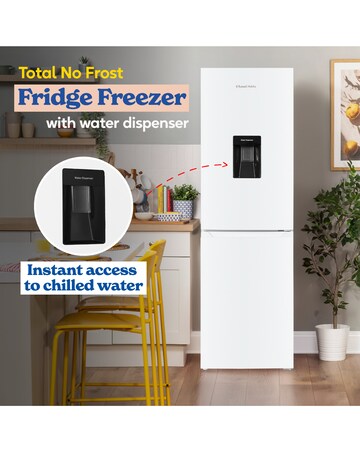 RUSSELL HOBBS 50/50 FRIDGE FREEZER W/ WD