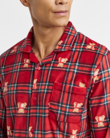 Bear Print Family Pyjamas - Mens