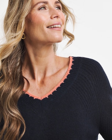 Sponge Slouchy V Neck WHIPSTITCH TUNIC