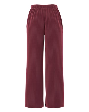 Pieces Bozzy High Waisted Wide Striped Trouser