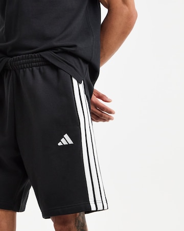 adidas 3 Stripes Fleece Shorts 9 inch