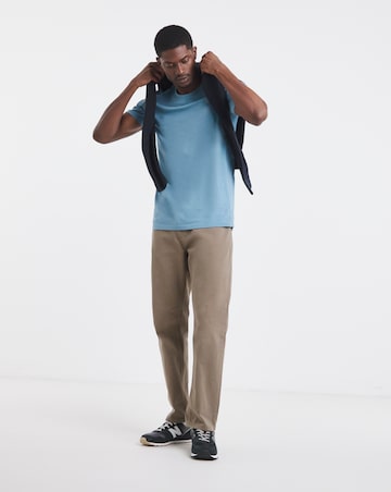 Pure Cotton Crew Neck T-Shirt Long